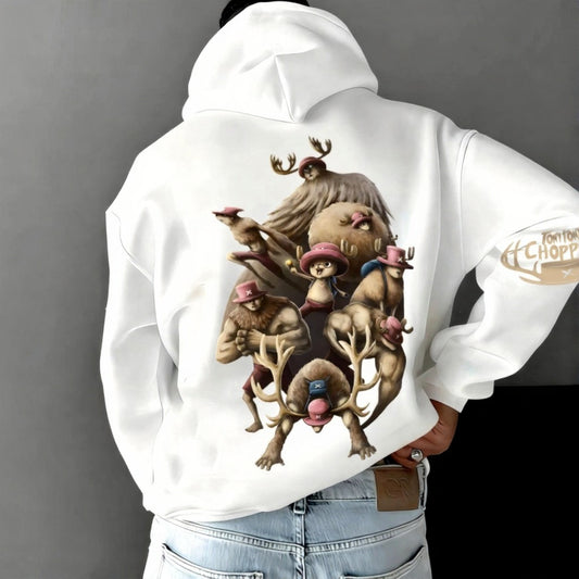 Unisex Anime Graphic Streetwear Vintage Hoodie