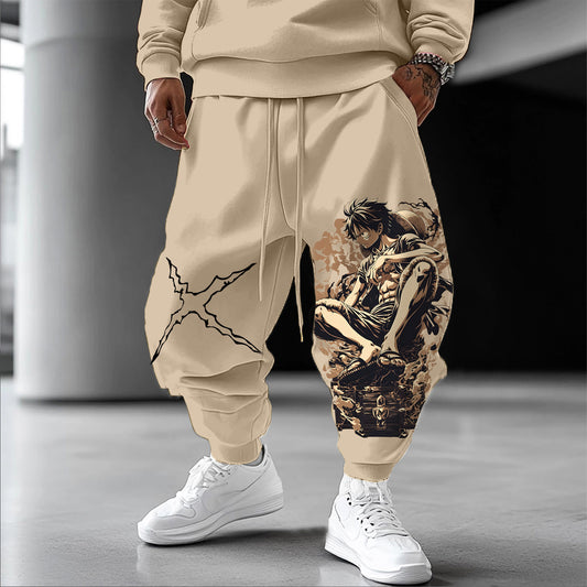 Unisex Anime Inspired Vintage Pants丨