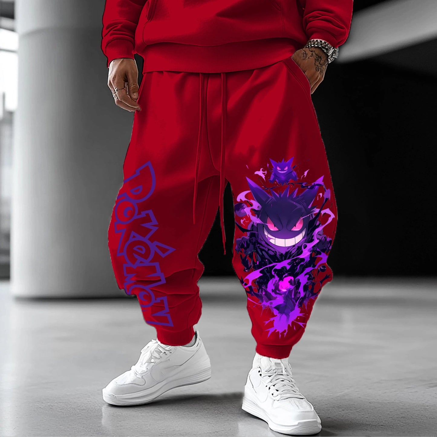 Pokémon Unisex Casual Anime Streetwear Pants