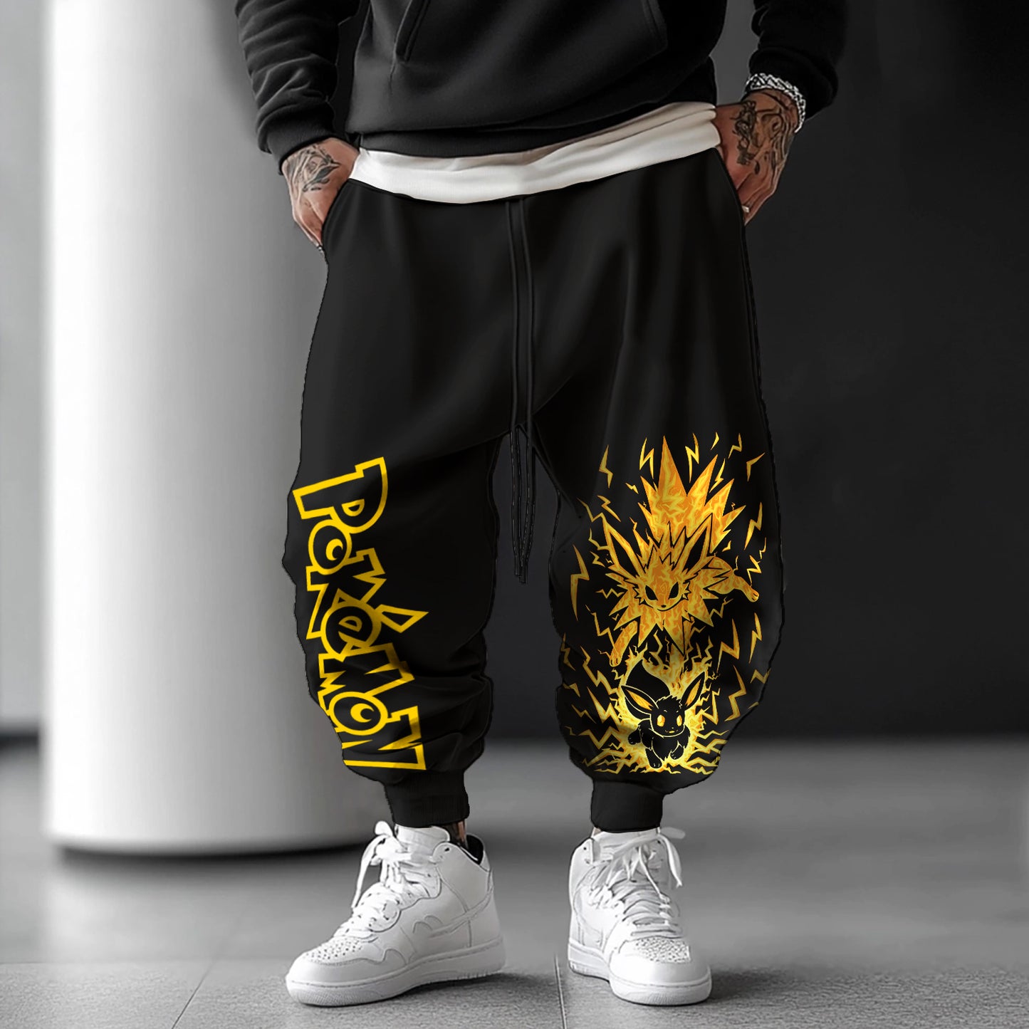 Pokémon Unisex Casual Anime Streetwear Pants