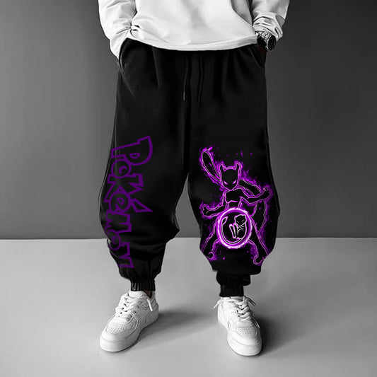 Pokémon Unisex Casual Anime Streetwear Pants