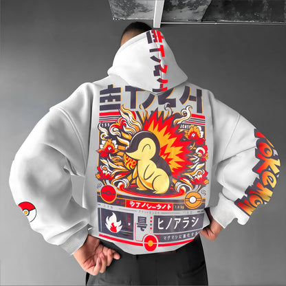 Pokémon Unisex Anime Graphic Streetwear Vintage Hoodie