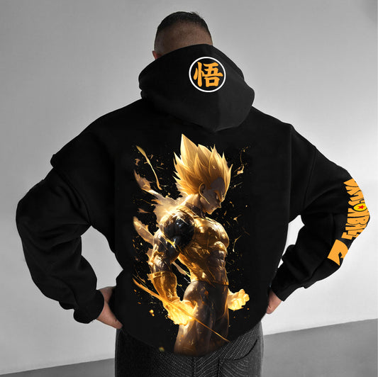 Unisex Anime Print  Casual Oversized Hoodie