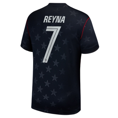 Giovanni Reyna USMNT 2026 Away Stadium Replica Jersey - Blue
