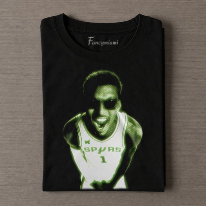 San Antonio Spurs Victor Wembanyama Wemby Alien – Vintage Washed Graphic T-Shirt