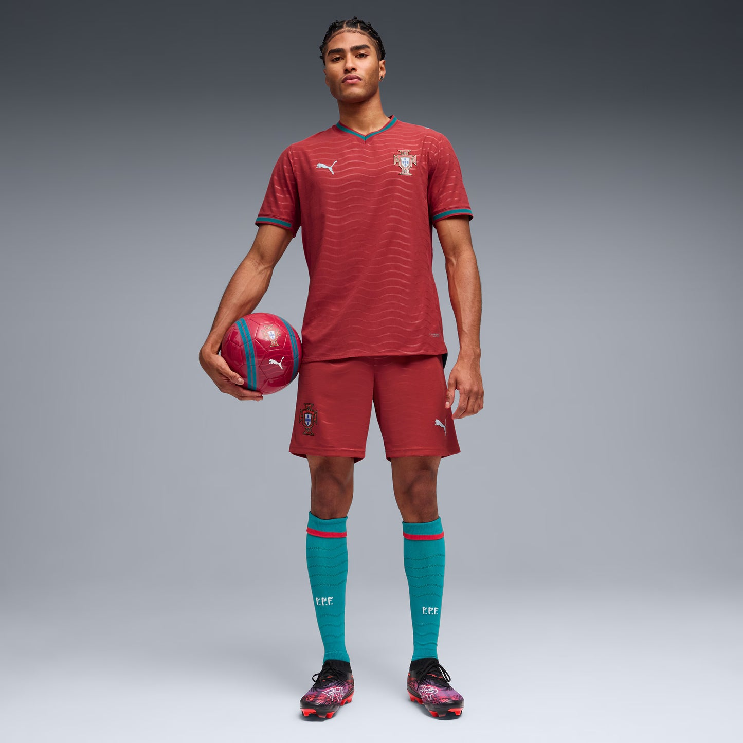 Portugal National Team 2026 Home On Field Jersey - Red