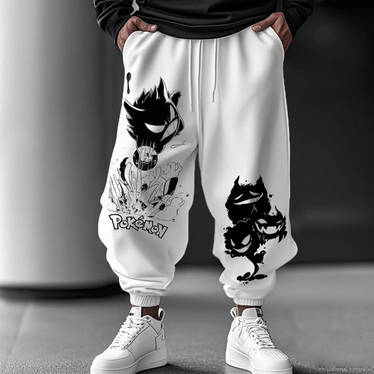 Pokémon personalized print casual trousers