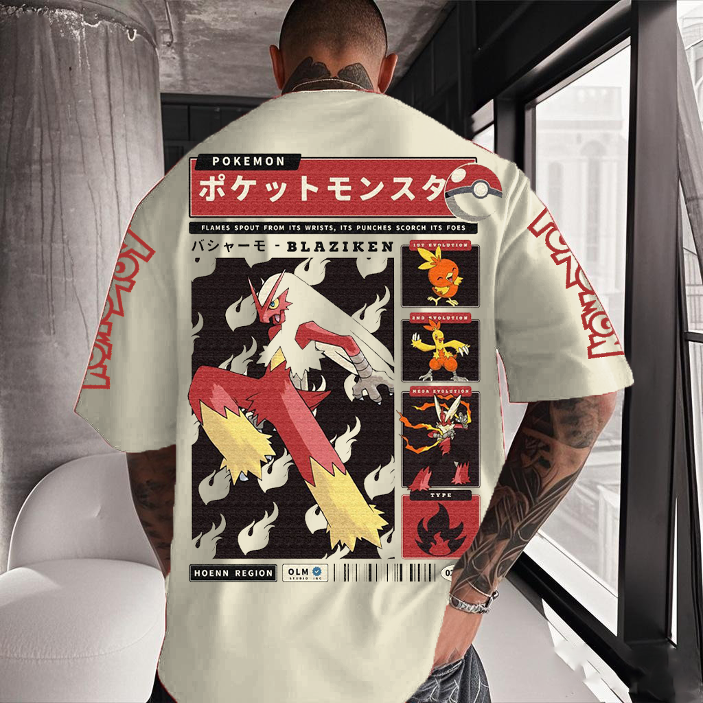 Pokémon Unisex Tee Anime Inspired Vintage T-Shirt