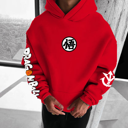 Unisex Anime Print  Casual Oversized Hoodie