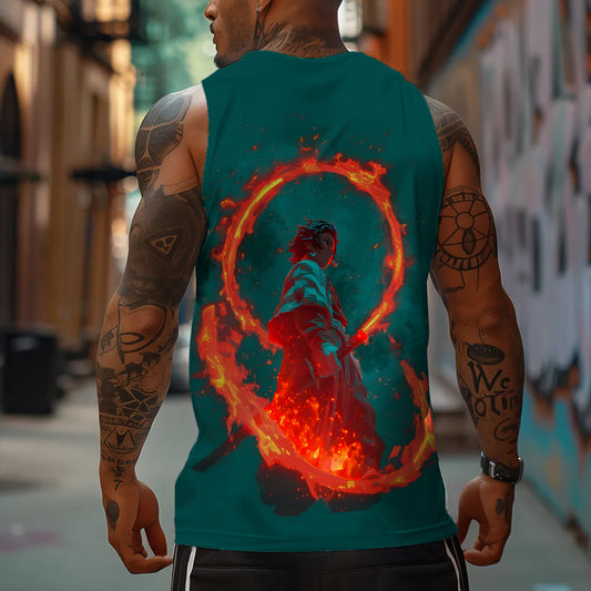 Unisex  “Demon Slayer” Casual Anime  Tank Top