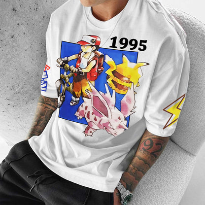 Pokémon Unisex Anime Inspired Vintage T-Shirt
