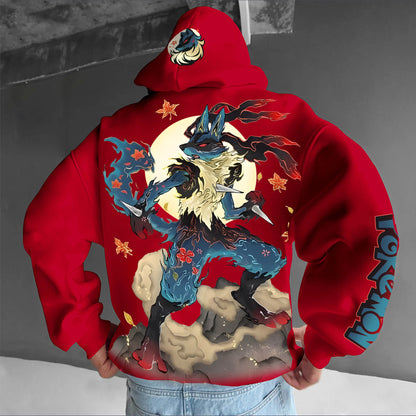 Unisex  Anime Graphic Streetwear Vintage Hoodie