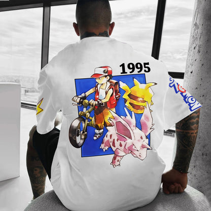 Pokémon Unisex Anime Inspired Vintage T-Shirt