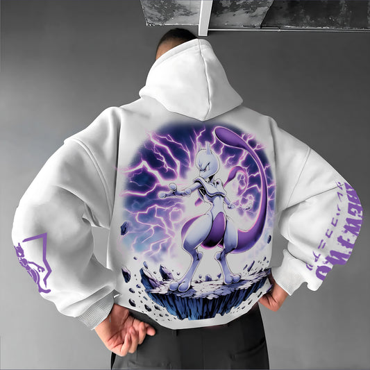 Pokémon Unisex Anime Graphic Streetwear Vintage Hoodie
