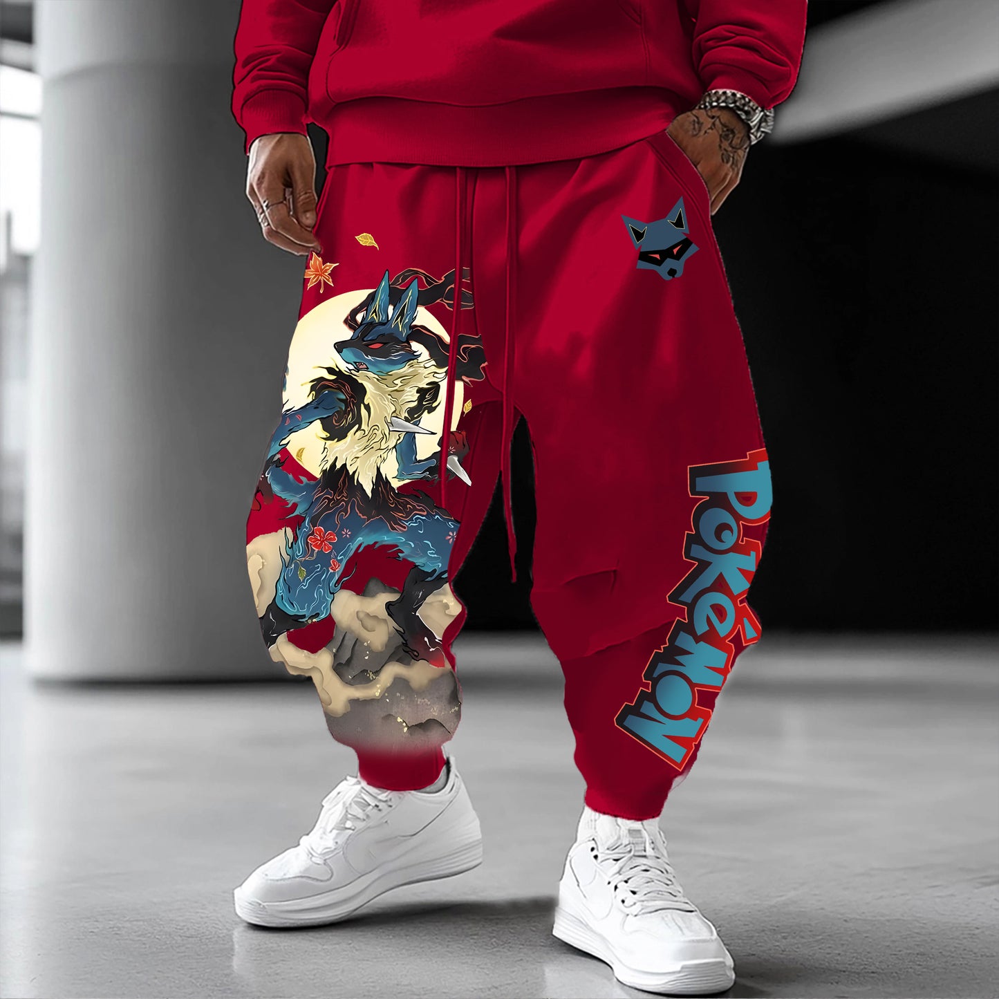 Unisex   Casual Anime Streetwear Pants