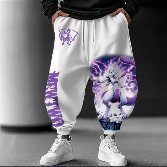 Pokémon Unisex Casual Anime Streetwear Pants