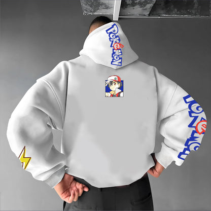 Pokémon Unisex Anime Graphic Streetwear Vintage Hoodie