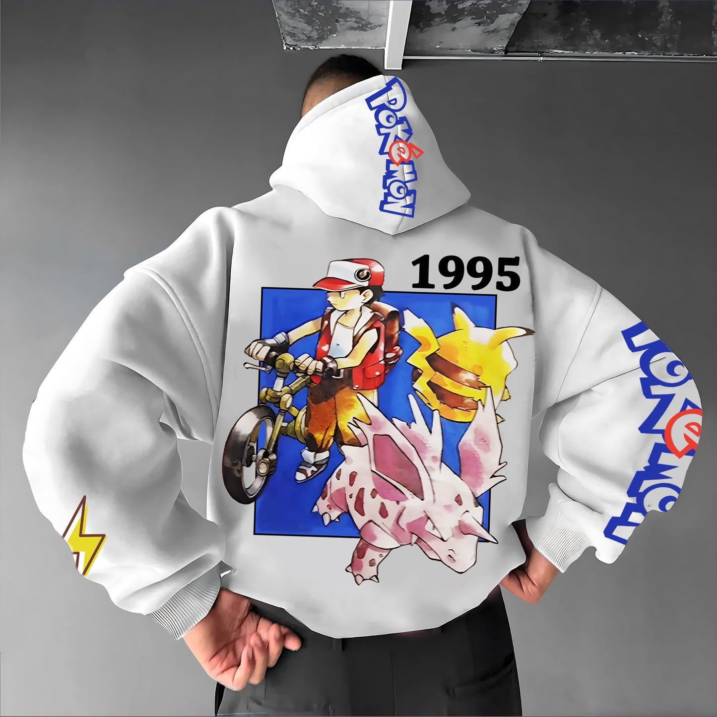Pokémon Unisex Anime Graphic Streetwear Vintage Hoodie