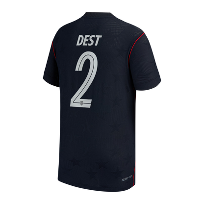 Sergiño Dest USMNT Youth 2026/27 Away Stadium Replica Jersey - Blue