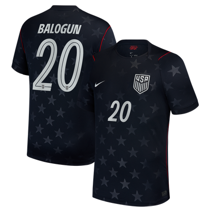 Folarin Balogun USMNT 2026 Away Stadium Replica Jersey - Blue
