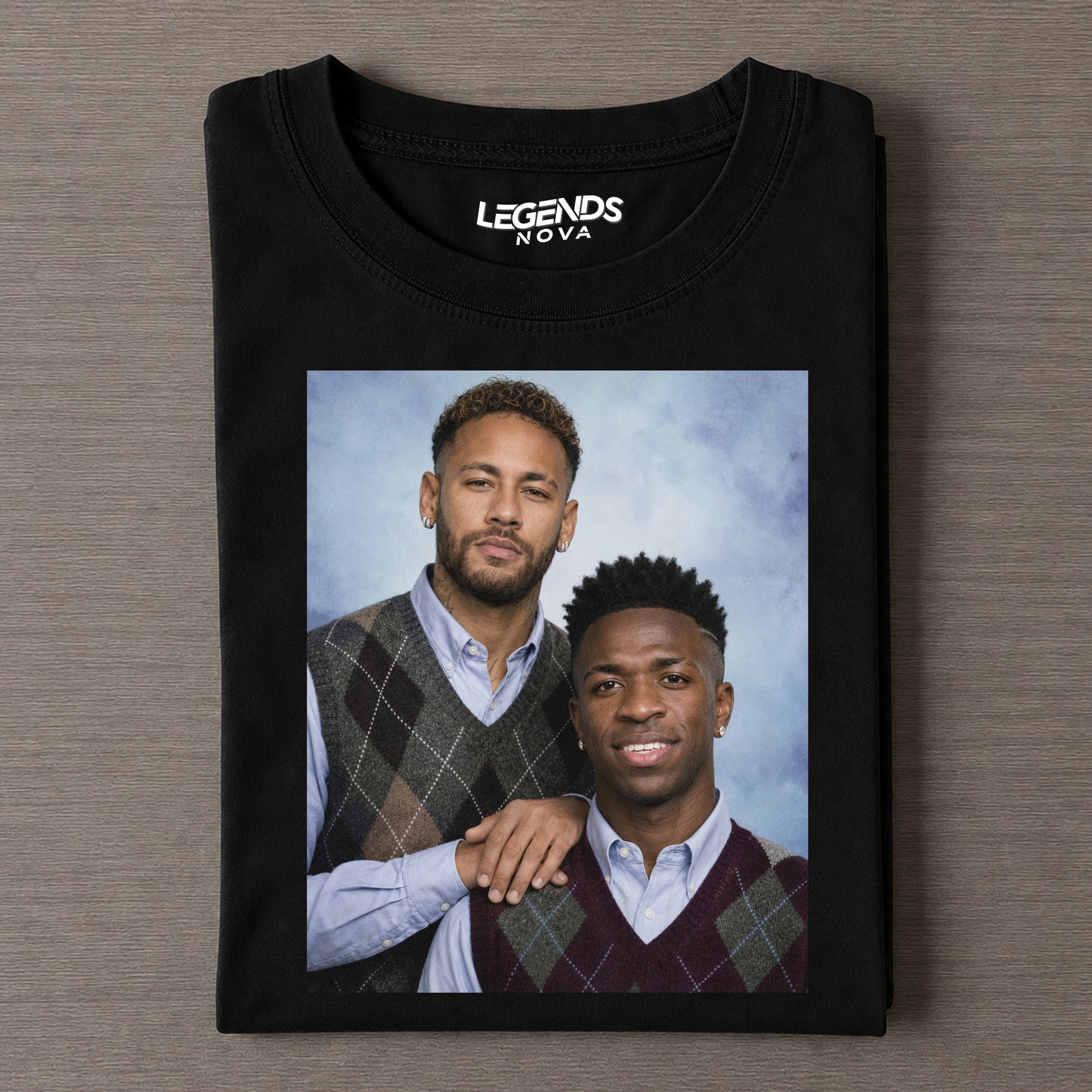 Neymar & Vinícius Júnior Vintage T-shirt