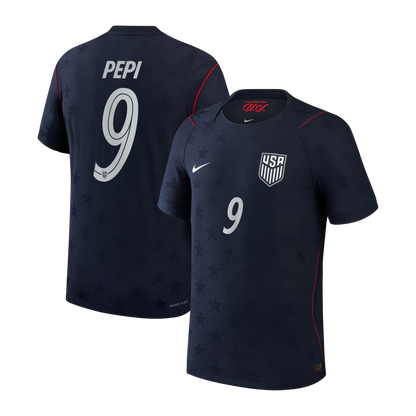Ricardo Pepi USMNT 2026/27 Away Match Jersey - Blue