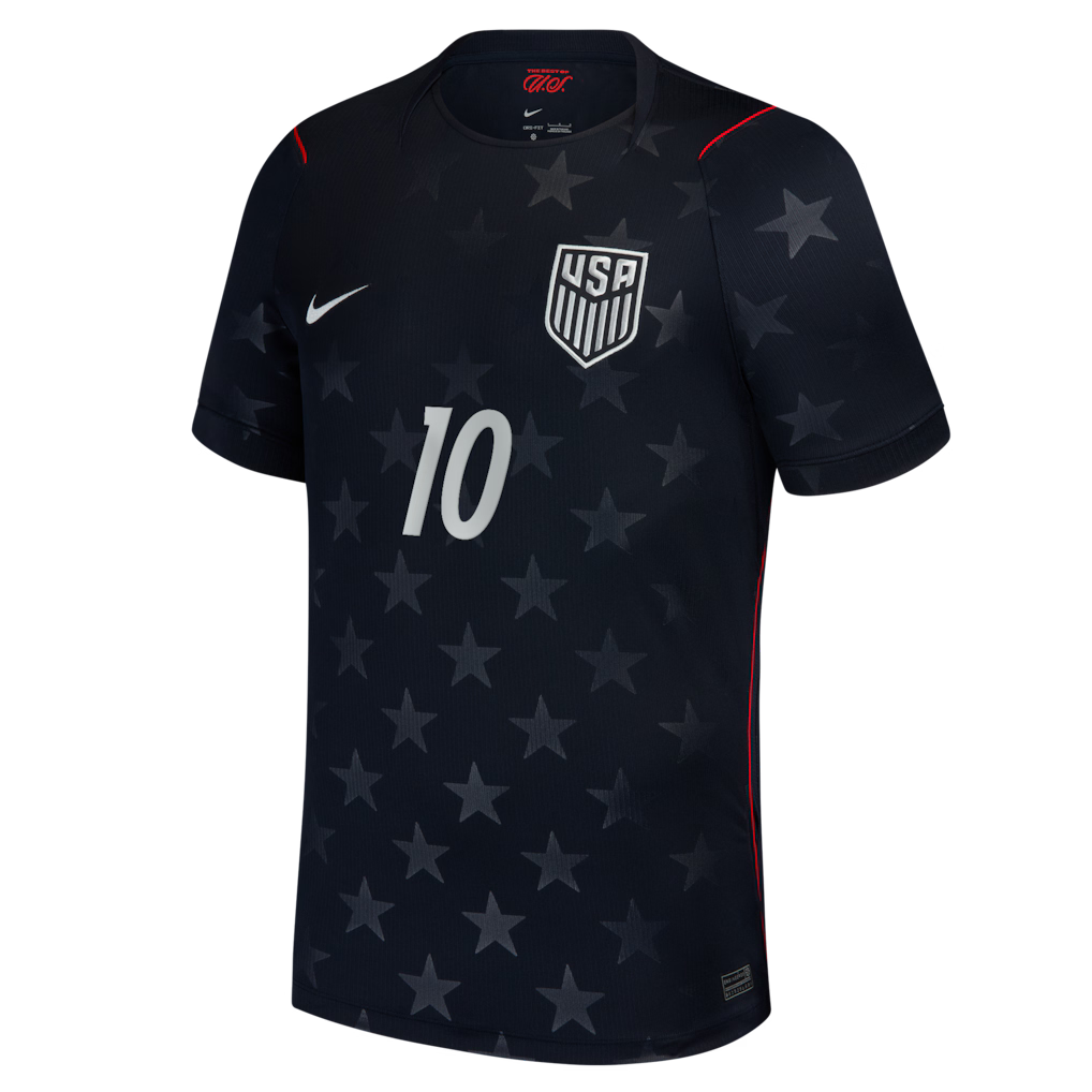Men's Christian Pulisic Blue USMNT 2026 Away Stadium Replica Jersey