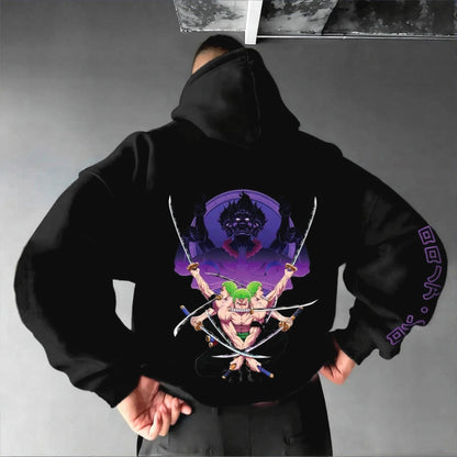 Unisex Anime Graphic Streetwear Vintage Hoodie