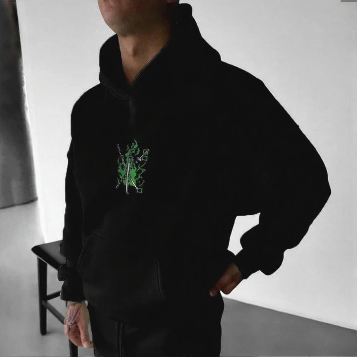 Unisex Anime Graphic Streetwear Vintage Hoodie
