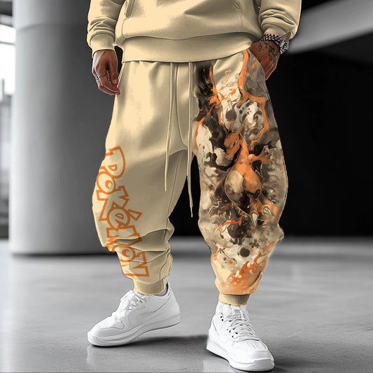 Pokémon Unisex Casual Anime Streetwear Pants