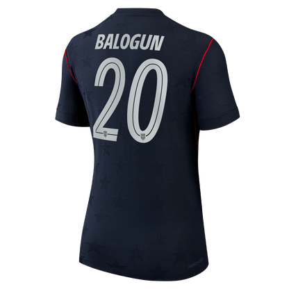 Folarin Balogun USMNT Women's 2026 Away Match Jersey - Blue