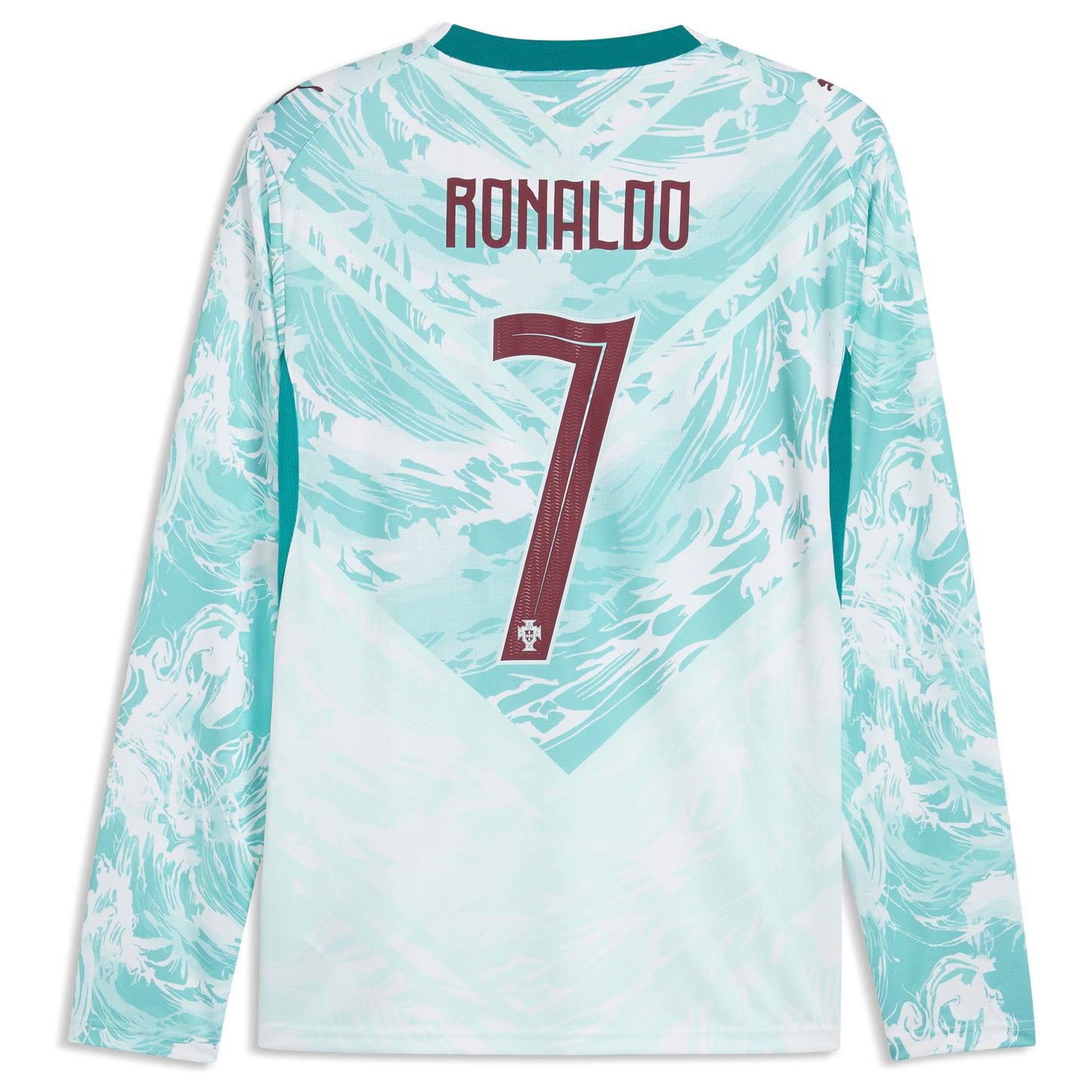 Cristiano Ronaldo Portugal National Team 2026 Away Replica Long Sleeve Jersey - White