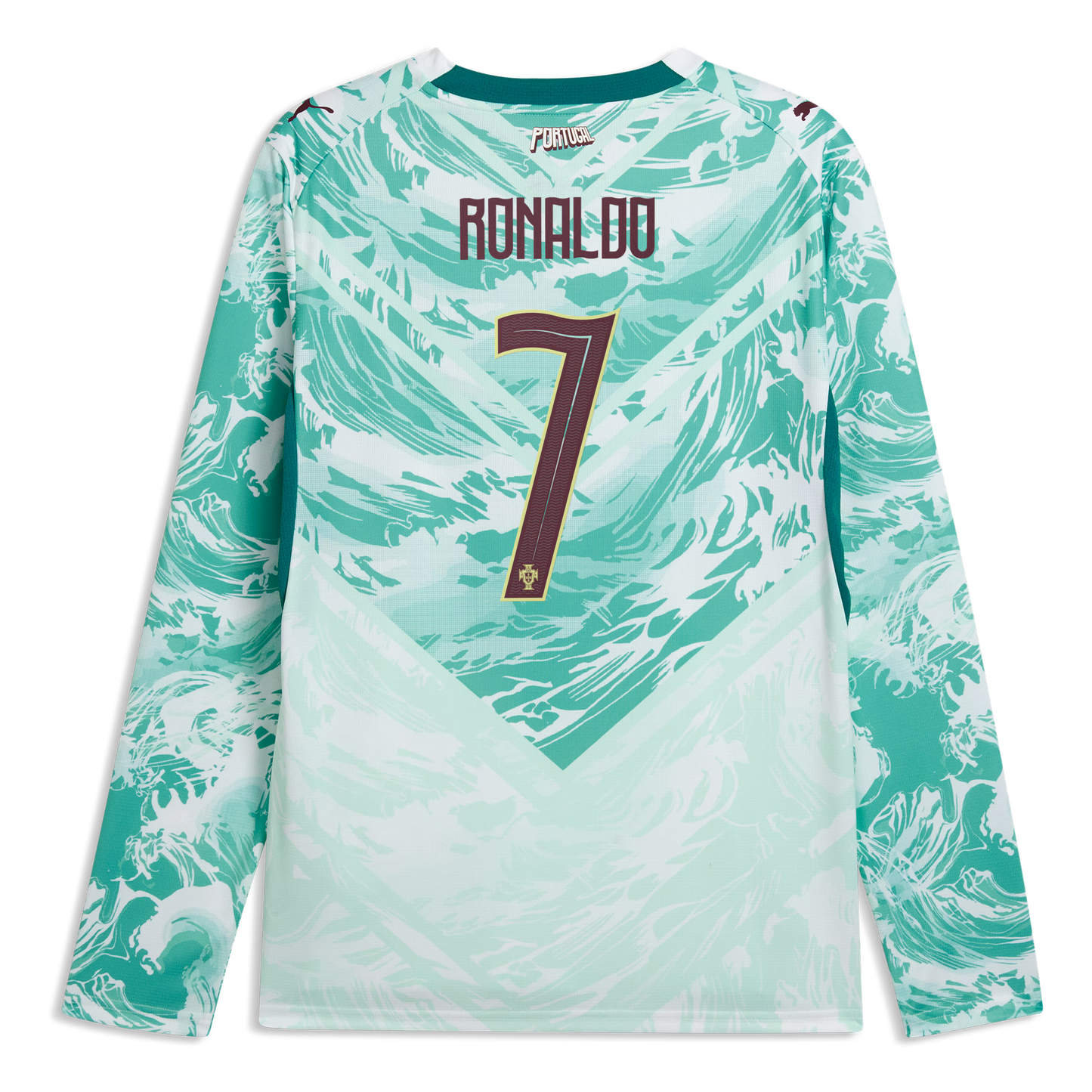 Cristiano Ronaldo Portugal National Team 2026 Away Replica Long Sleeve Jersey - White