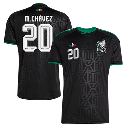 Mateo Chávez Mexico National Team 2026 Third On-Field Jersey - Black