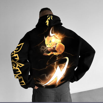 Pokémon Unisex Anime Graphic Streetwear Vintage Hoodie