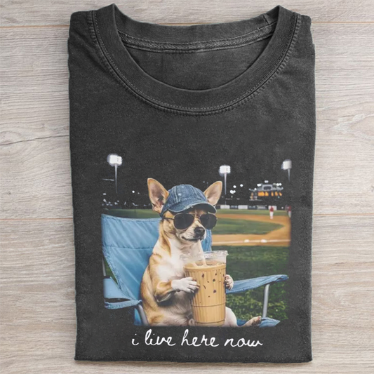 Funny Chihuahua Baseball T-shirt