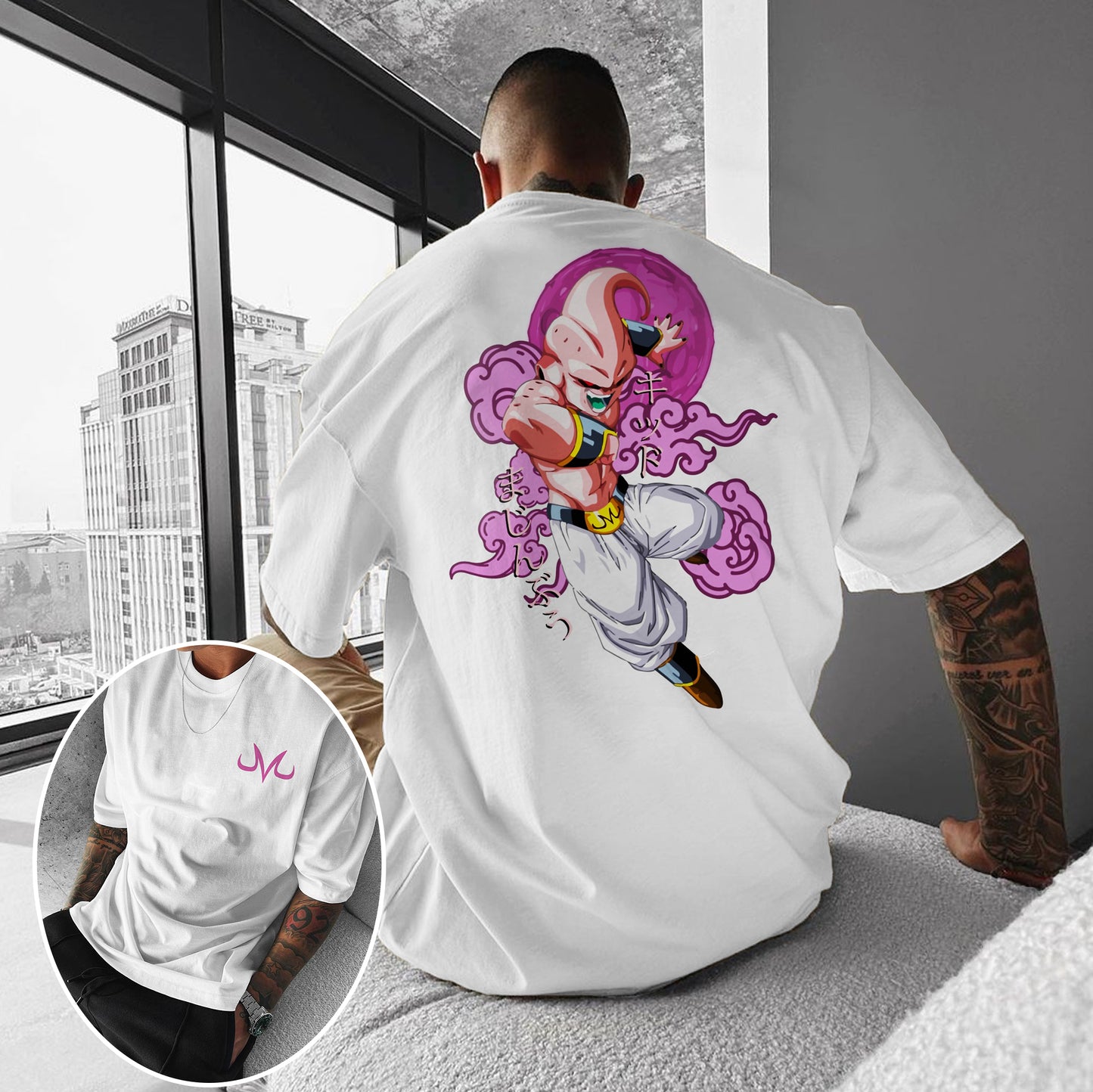 Unisex Anime Inspired Graphic Streetwear  T-shirt