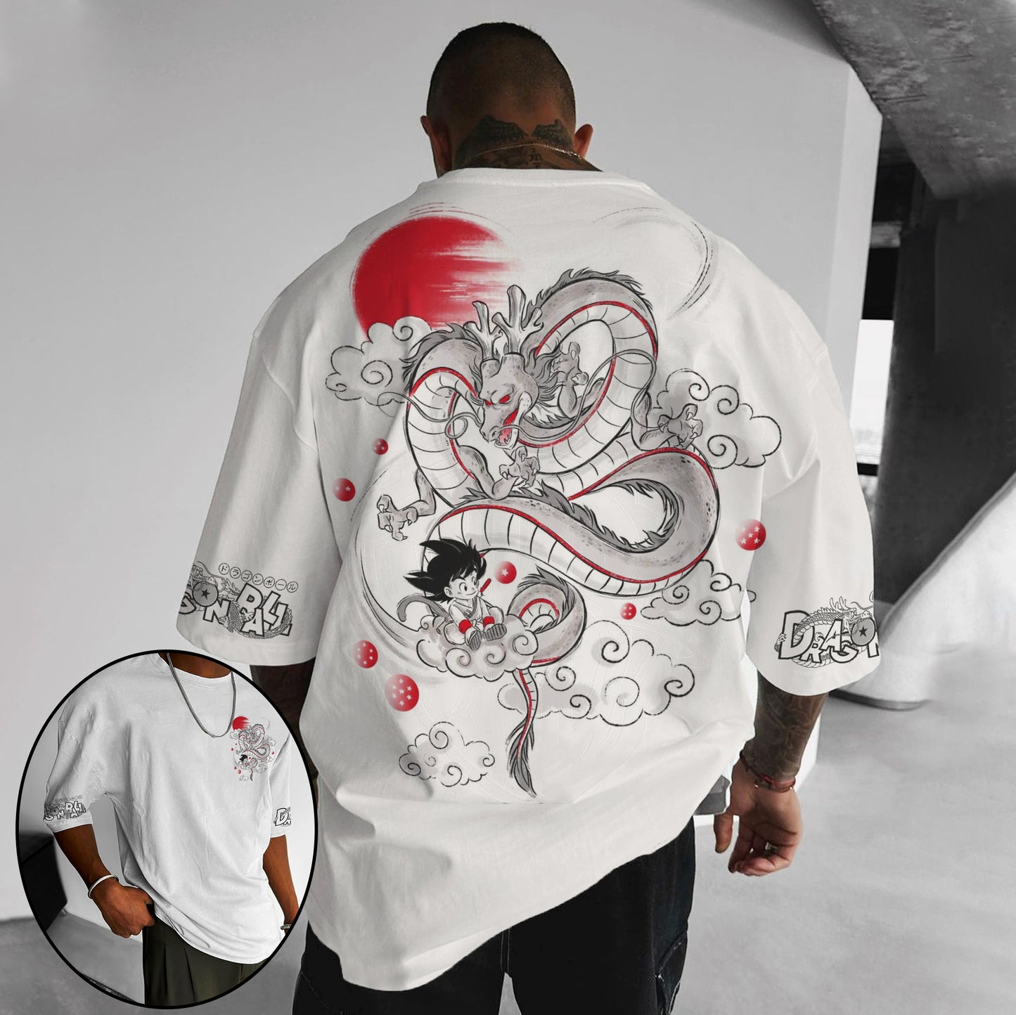 Unisex Anime Inspired Graphic Streetwear  T-shirt