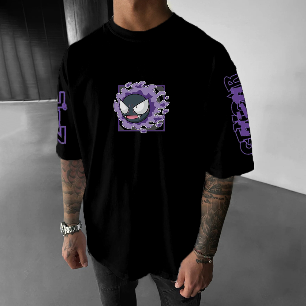 Pokémon Anime Inspired Vintage T-Shirt Print Streetwear
