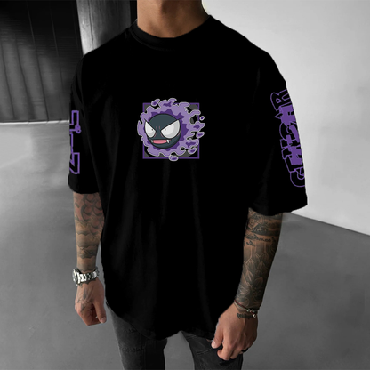 Pokémon Anime Inspired Vintage T-Shirt Print Streetwear