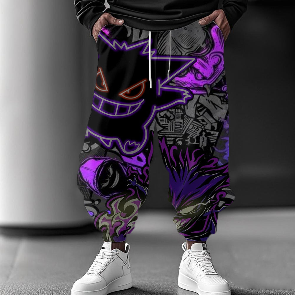 Pokémon personalized cartoon men's casual trousers