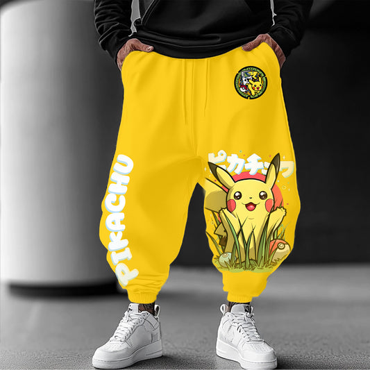Pokémon Unisex Casual Anime Streetwear Pants