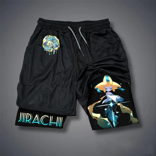 Pokémon Unisex Casual Anime Streetwear Shorts