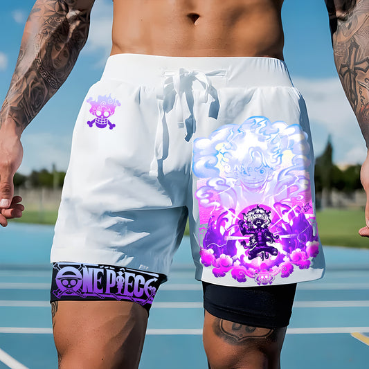 Unisex  Casual Anime Streetwear Shorts