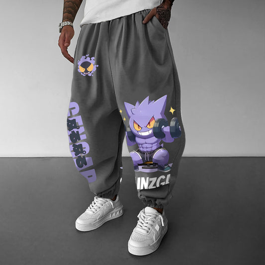 Pokémon Unisex Casual Anime Streetwear Pants