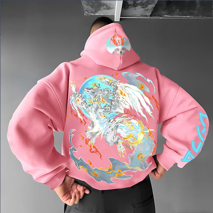 Pokémon Unisex Anime Graphic Streetwear Vintage Hoodie