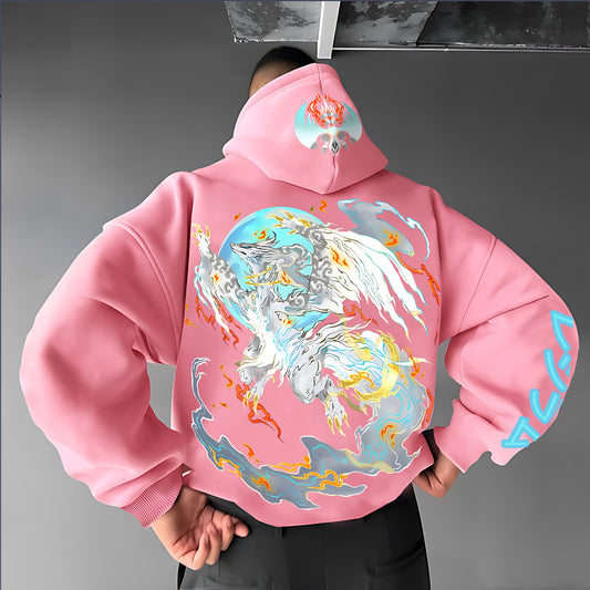 Pokémon Unisex Anime Graphic Streetwear Vintage Hoodie