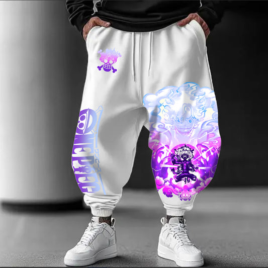 Unisex Anime Inspired Vintage Pants丨