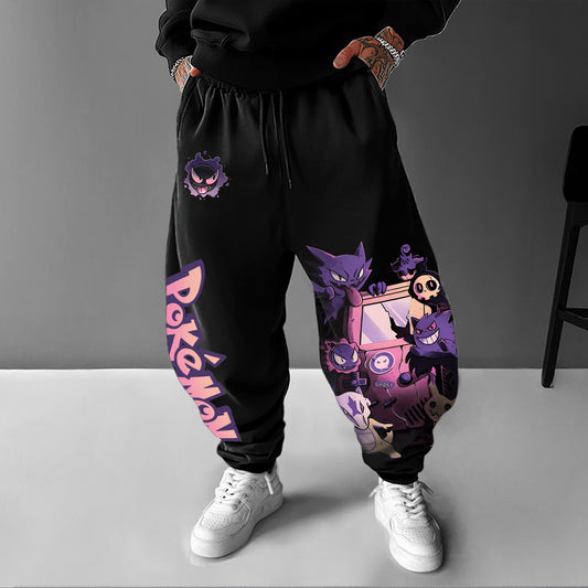 Pokémon Unisex Casual Anime Streetwear Pants