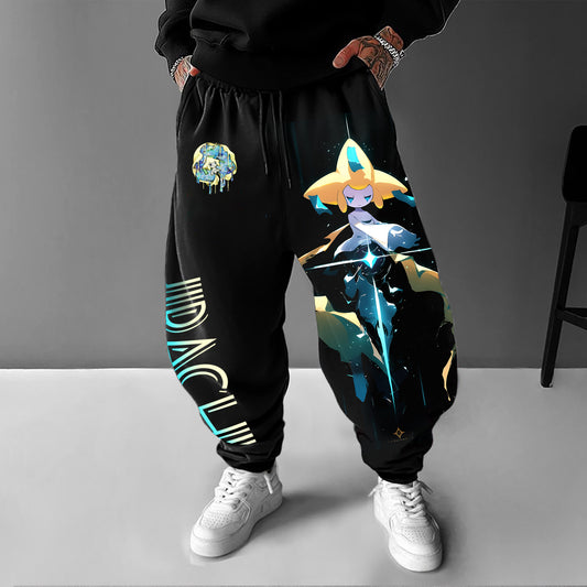 Pokémon Unisex Casual Anime Streetwear Pants